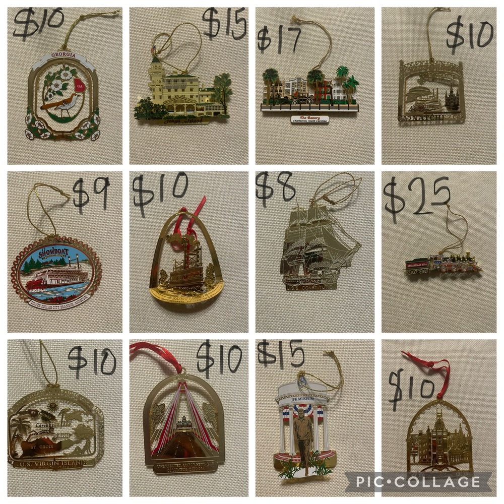 Premium collectors ornaments.
